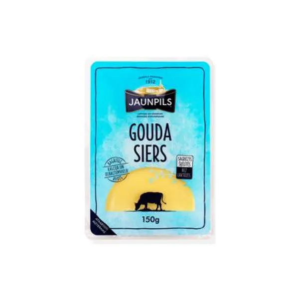 Siers Gouda JAUNPILS šķēlēs 150g