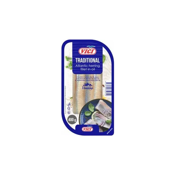 Siļķes fileja tradicionālā 400g (316g), Viči