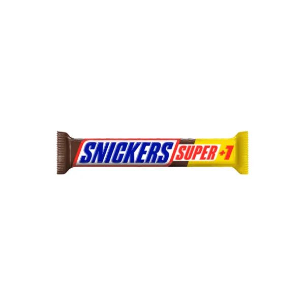Šokolādes batoniņš Super + 1 112.5g, Snickers