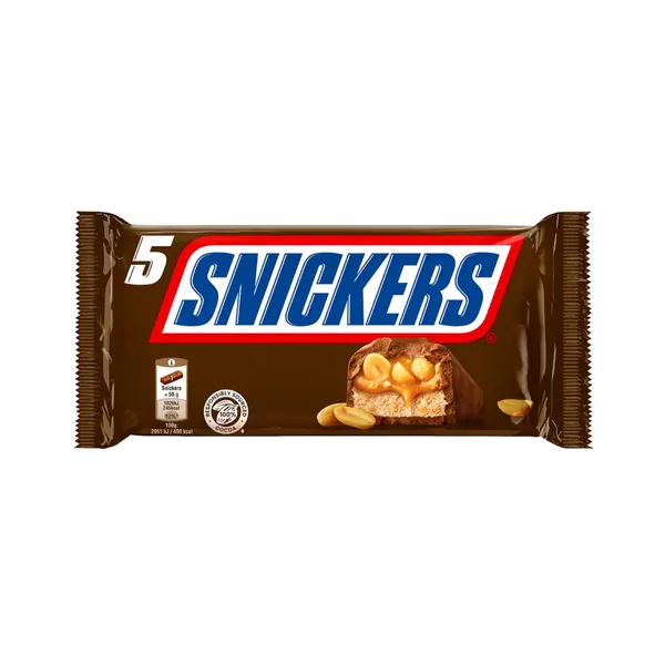 Šokolādes batoniņš Snickers 5pack 250g