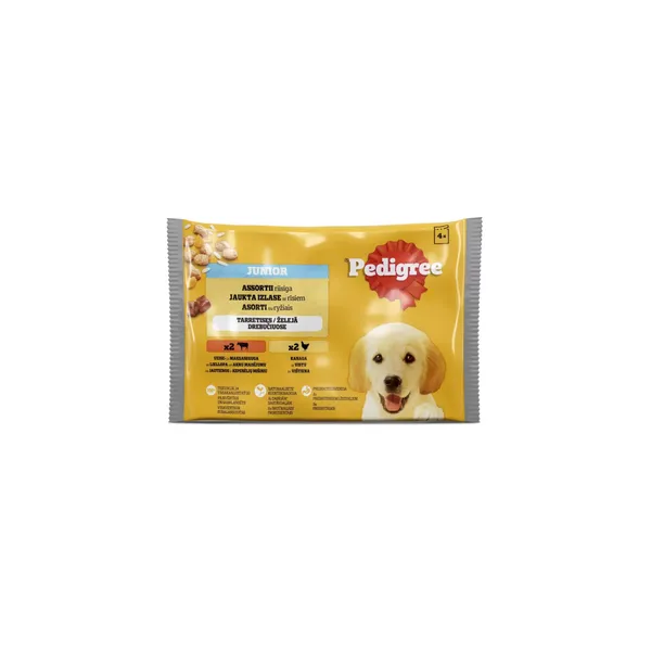 Suņu konservi Pedigree junior 100gx4