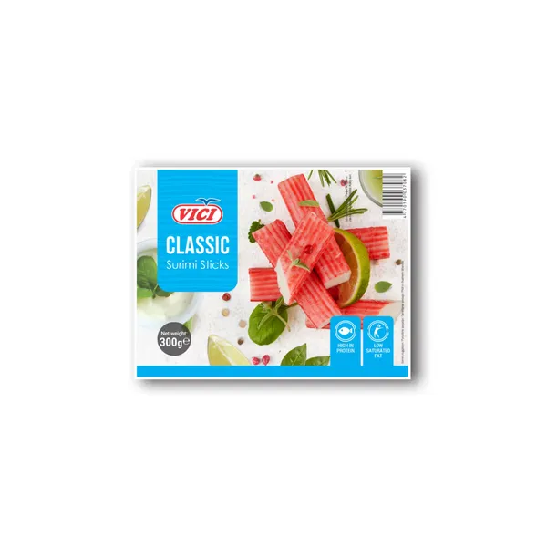 Surimi nūjiņas ar krabju garšu dzesētas Viči 300g