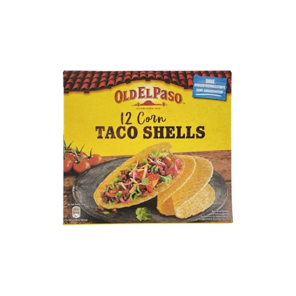 Taco laiviņas 12 gab. 160g Old El Paso