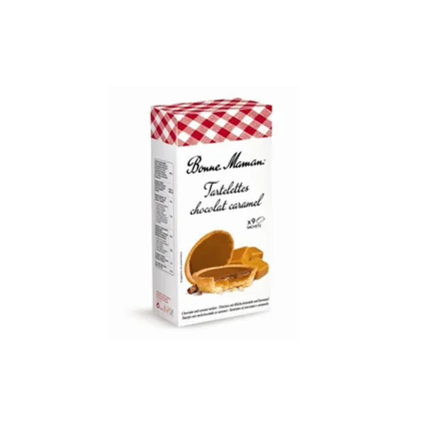Tartaletes BONNE MAMAN ar šokolādes-karameļu pildījumu135g