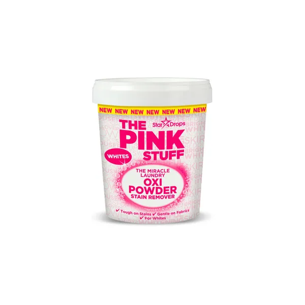THE PINK STUFF pulveris traipu tīrīšanai baltai veļai 1kg