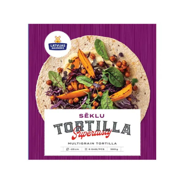 Tortilla Latvijas Maiznieks sēklu 360g