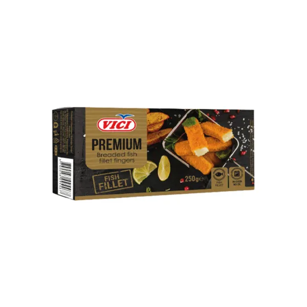 Zivju filejas pirkstiņi VIČI PREMIUM 250g