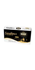 BANDI FOODS Konservētas sardīnes 125 g