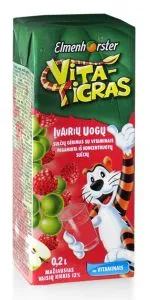Elmenhorster VitaTigras dažādu ogu sulas dzēriens 0,2 L