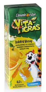 Elmenhorster VitaTigras multiaugļu sulas dzēriens 0,2 L