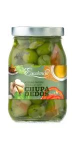 Exelencia Chupadedos marinētas zaļās olīvas 450 g