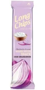 HEY! Long Chips Sour Cream&Onion čipsi 60 g