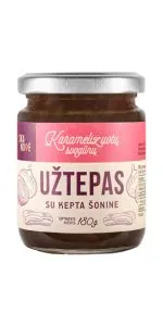 Karamelizētu pastēte ar ceptu bekonu 180 g