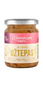 Kausētais siers ar karamelizētiem sīpoliem 170 g