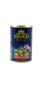 MIKADO Olīvas zaļās pildītas ar garnelēm 90 g