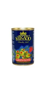 MIKADO Olīvas zaļās pildītas ar papriku 90 g